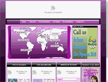 Tablet Screenshot of ceejaytravel.com